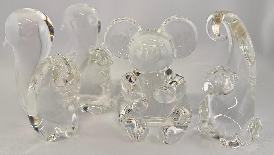 4 Steuben Art Glass Figures (1 of 8)