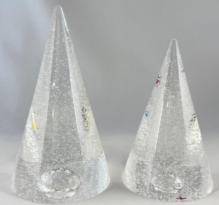 2 Steuben Art Glass Crystal Christmas Trees (1 of 6)