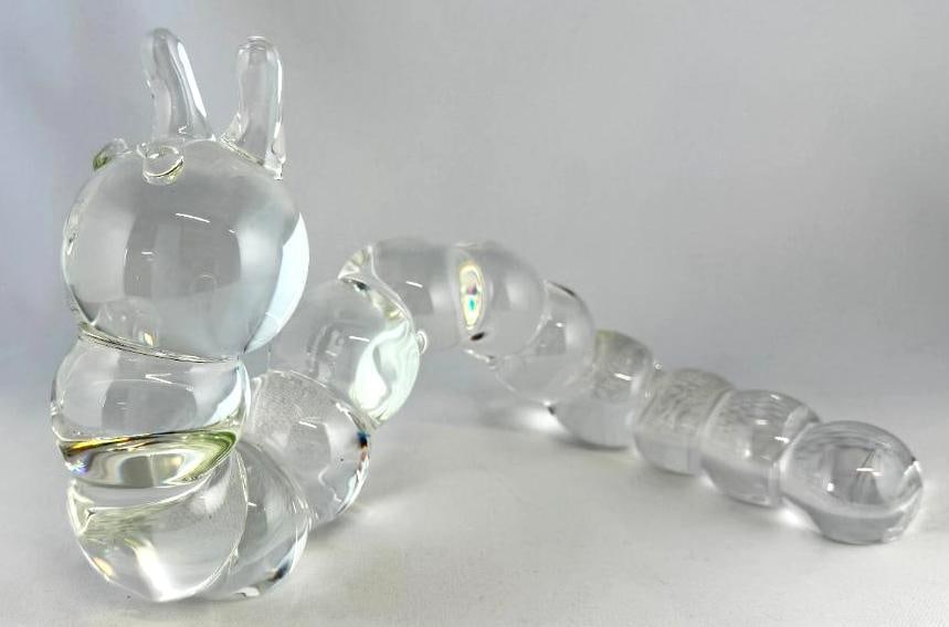 Steuben Art Glass Caterpillar (1 of 5)
