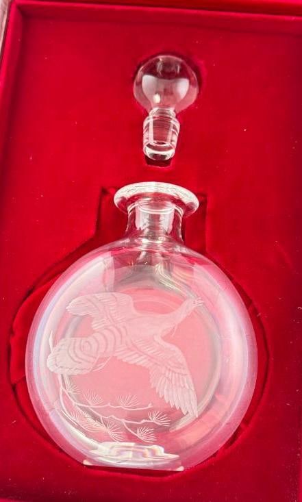 Steuben Art Glass Wild Turkey Decanter (1 of 8)
