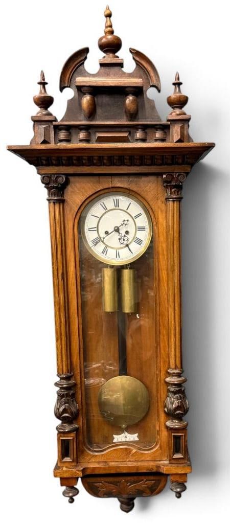 2 Weight Vienna Regulator Clock (1 of 5)