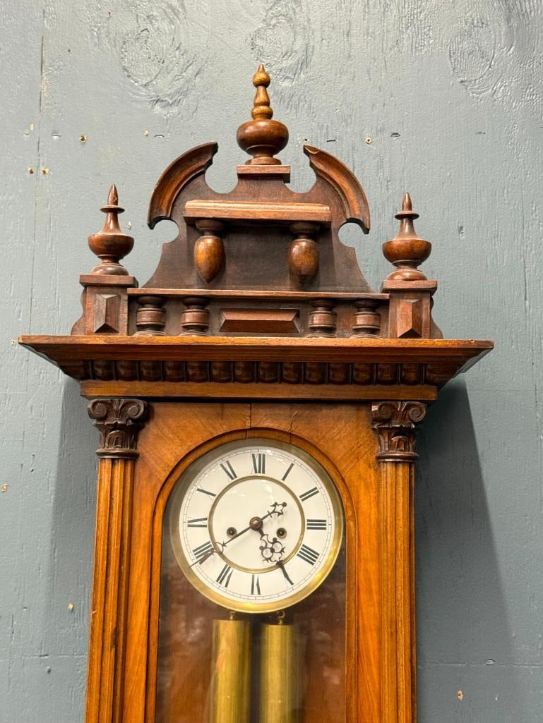 2 Weight Vienna Regulator Clock - 2
