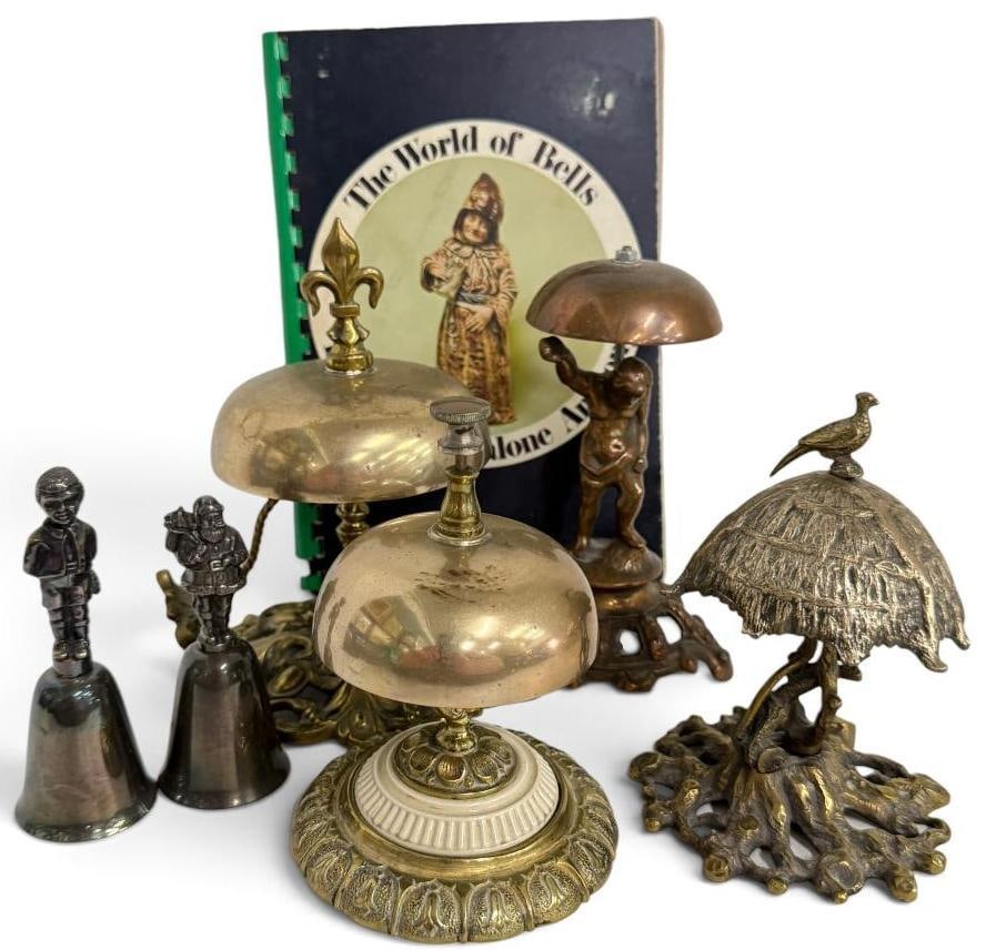 6 Antique Bells and book (1 of 7)