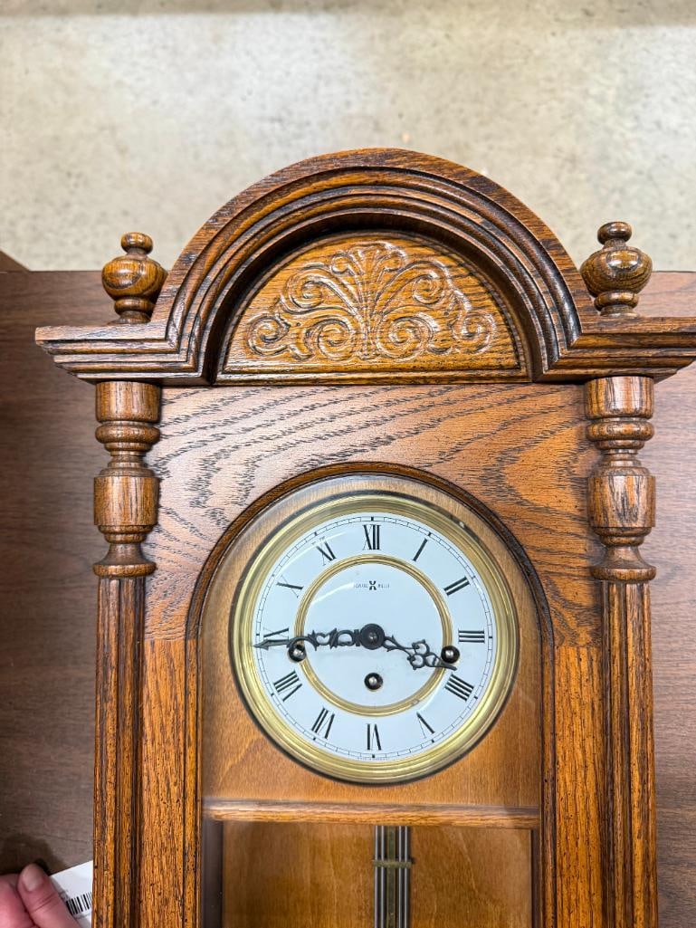 Howard Miller Oak wall clock - 2