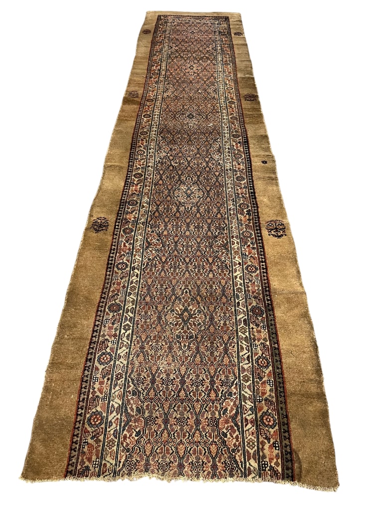 Persian Camel Hair runner: Persian Camel Hair runner. Approx. 14'6" x 3'5".