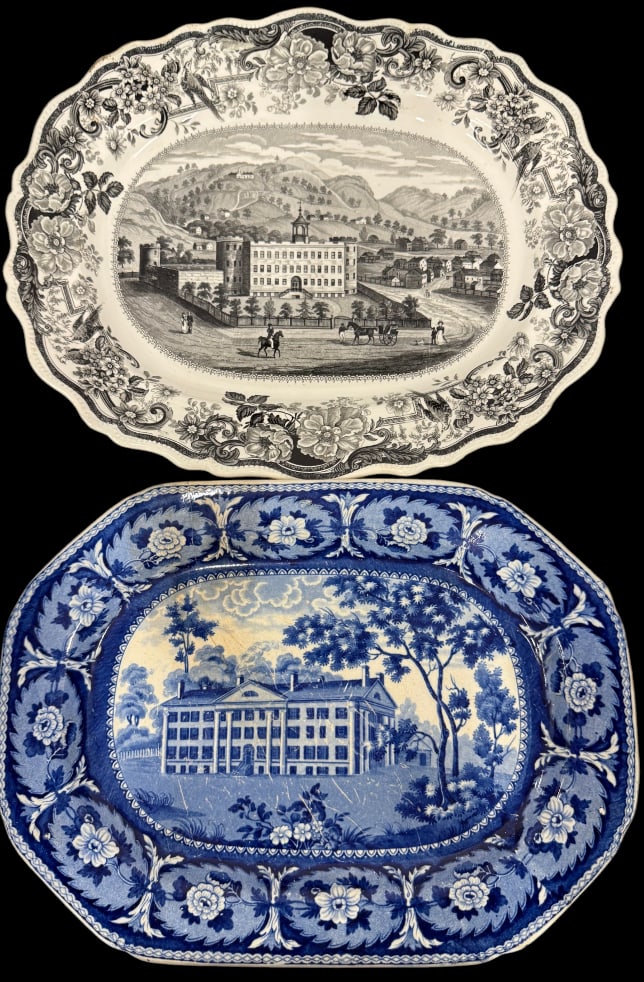 2 Transferware Platters (1 of 7)