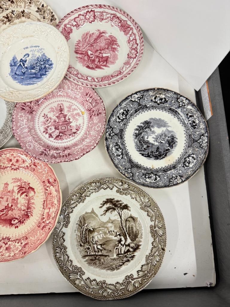 17 Transferware plates - 4