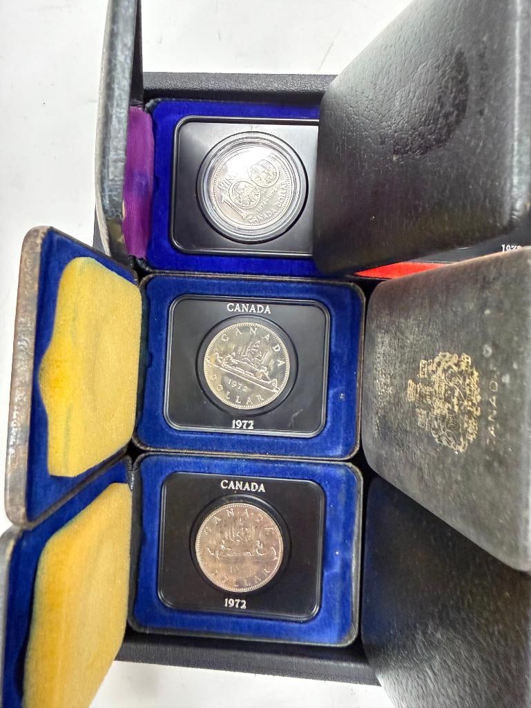 Canada Silver Dollars and Halves - 2