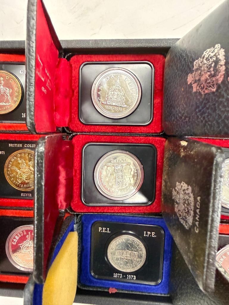 Canada Silver Dollars and Halves - 5