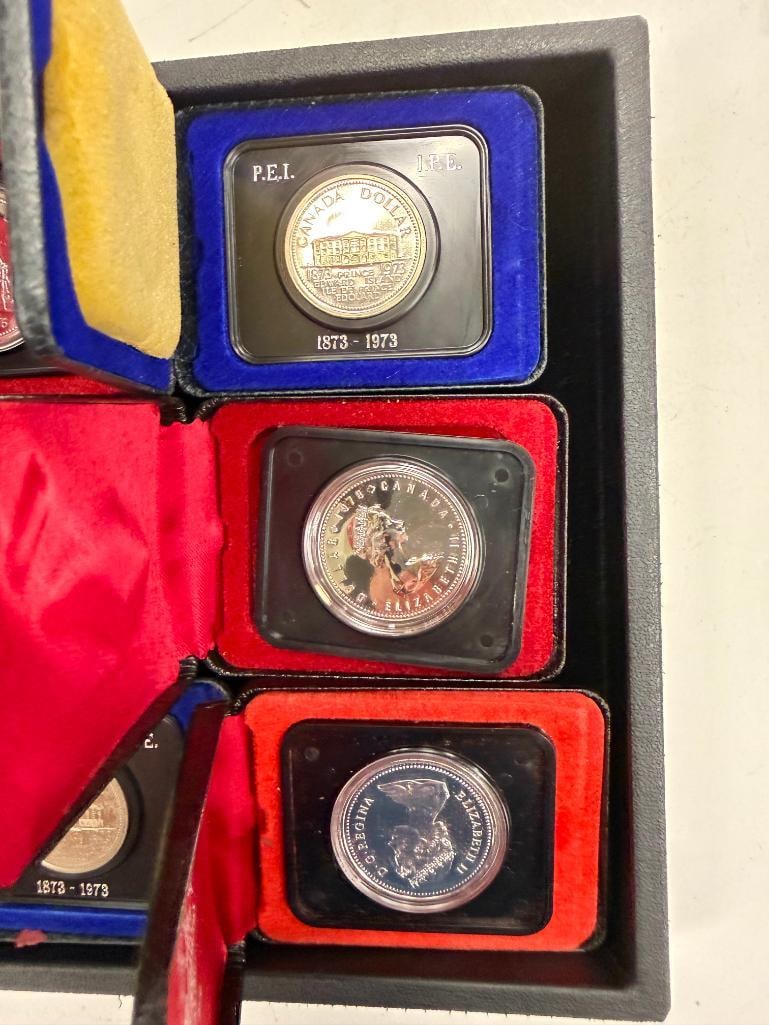 Canada Silver Dollars and Halves - 6