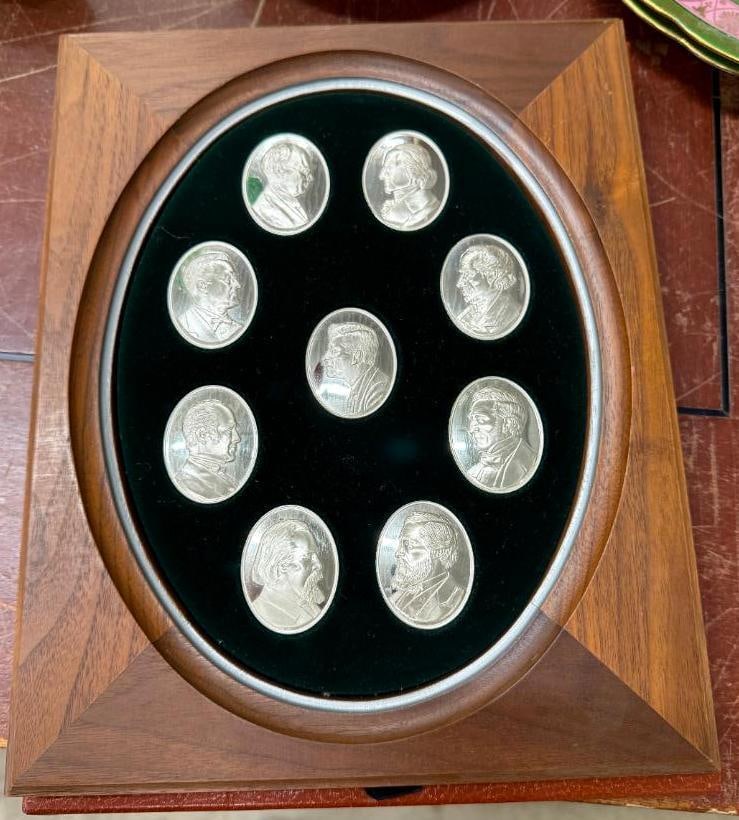 The Profiles in Courage Cameo Collection Sterling Silver: The Profiles in Courage Cameo Collection limited edition proofs in Sterling Silver.