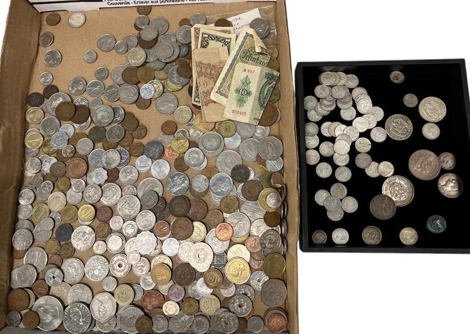 Canada Silver coins, foreign coins and more: Canada Silver coins, foreign coins and paper currency.