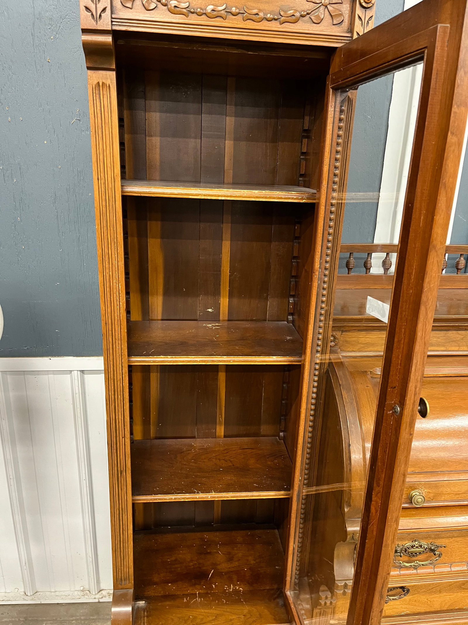Victorian Walnut Side by Side - 2