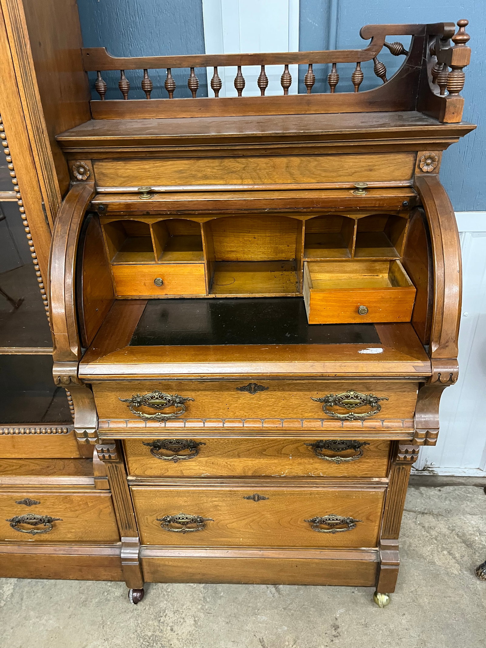 Victorian Walnut Side by Side - 3