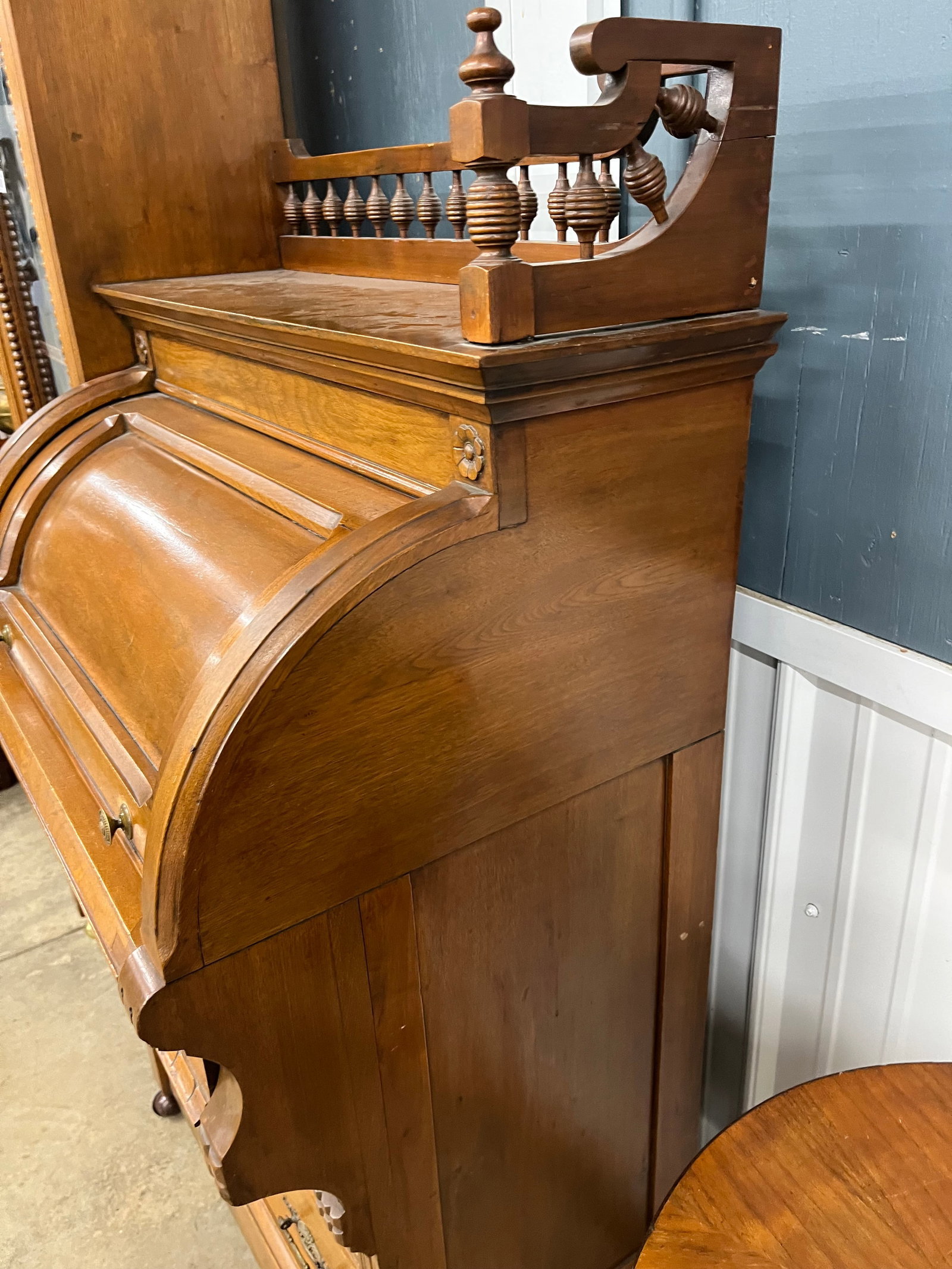 Victorian Walnut Side by Side - 5