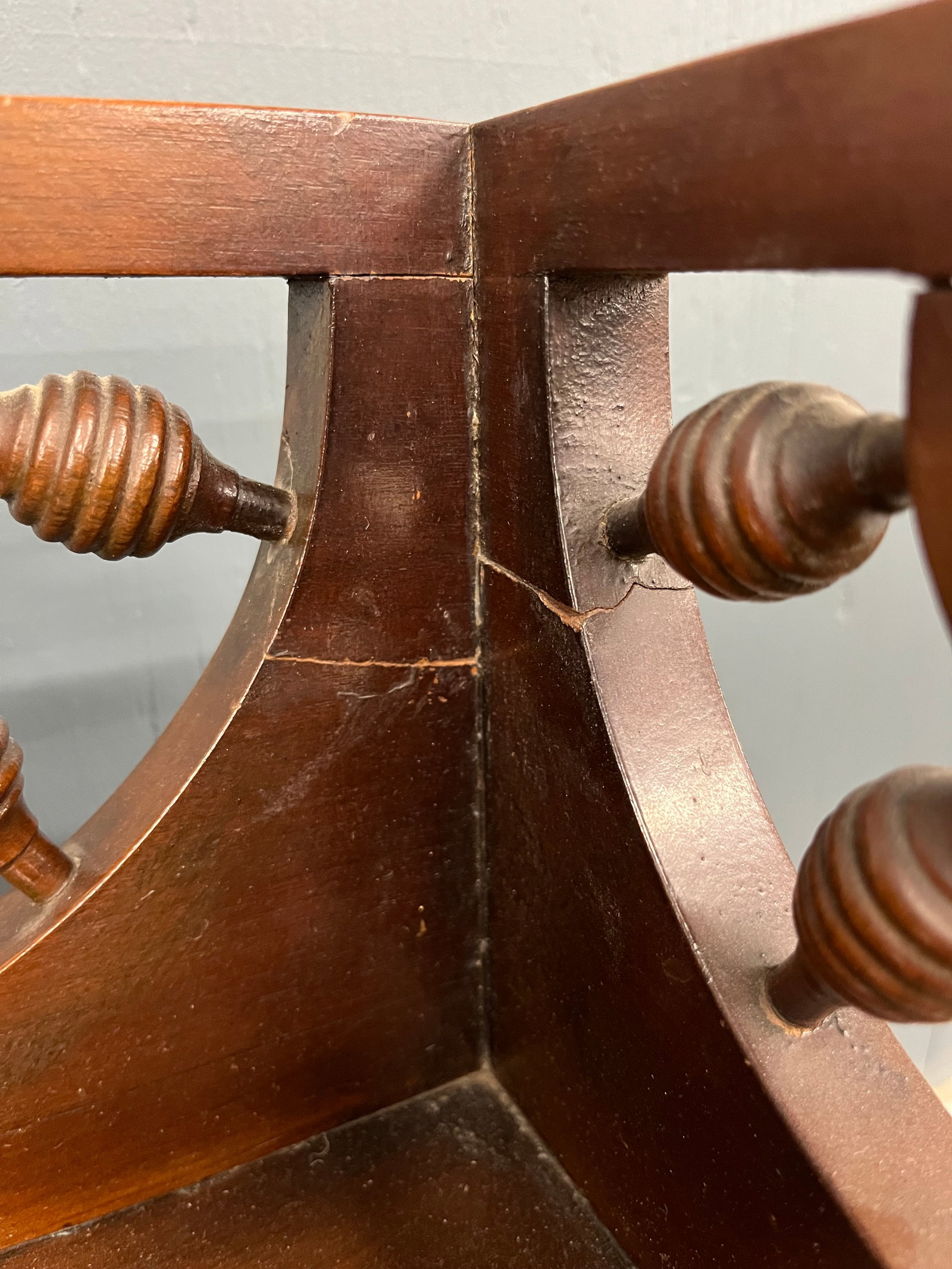 Victorian Walnut Side by Side - 6