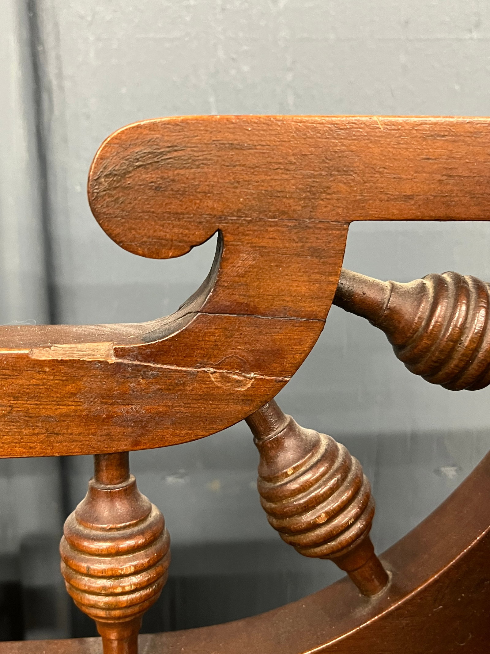 Victorian Walnut Side by Side - 7