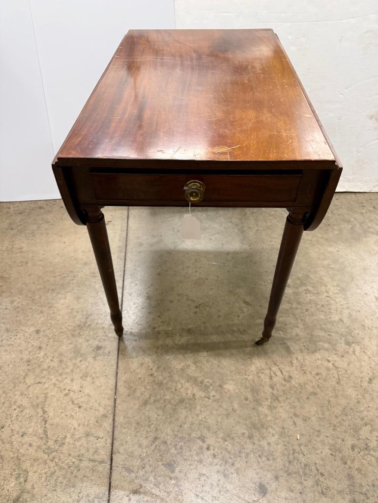 Mahogany Drop leaf table - 7