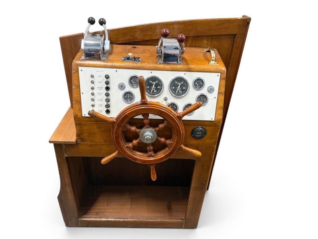 Wooden Helm Console (1 of 7)