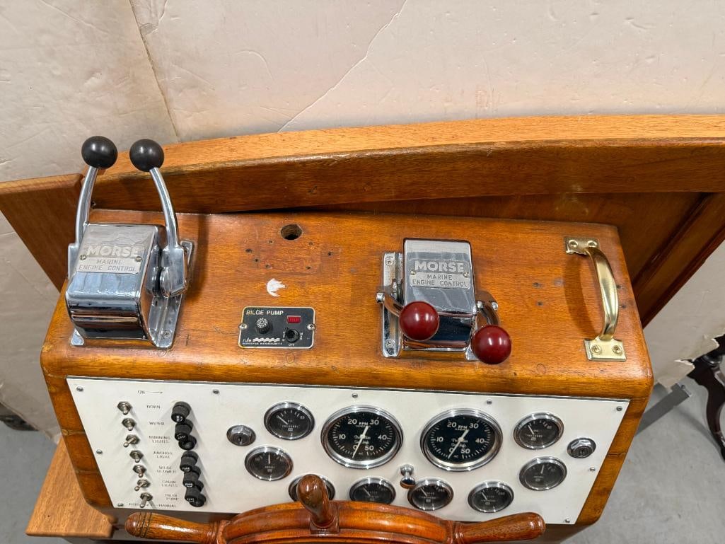 Wooden Helm Console - 4