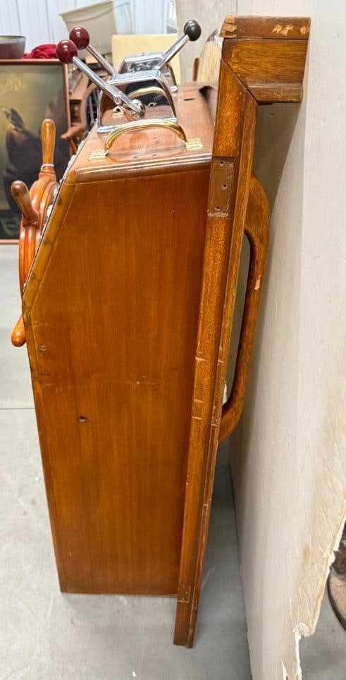 Wooden Helm Console - 5