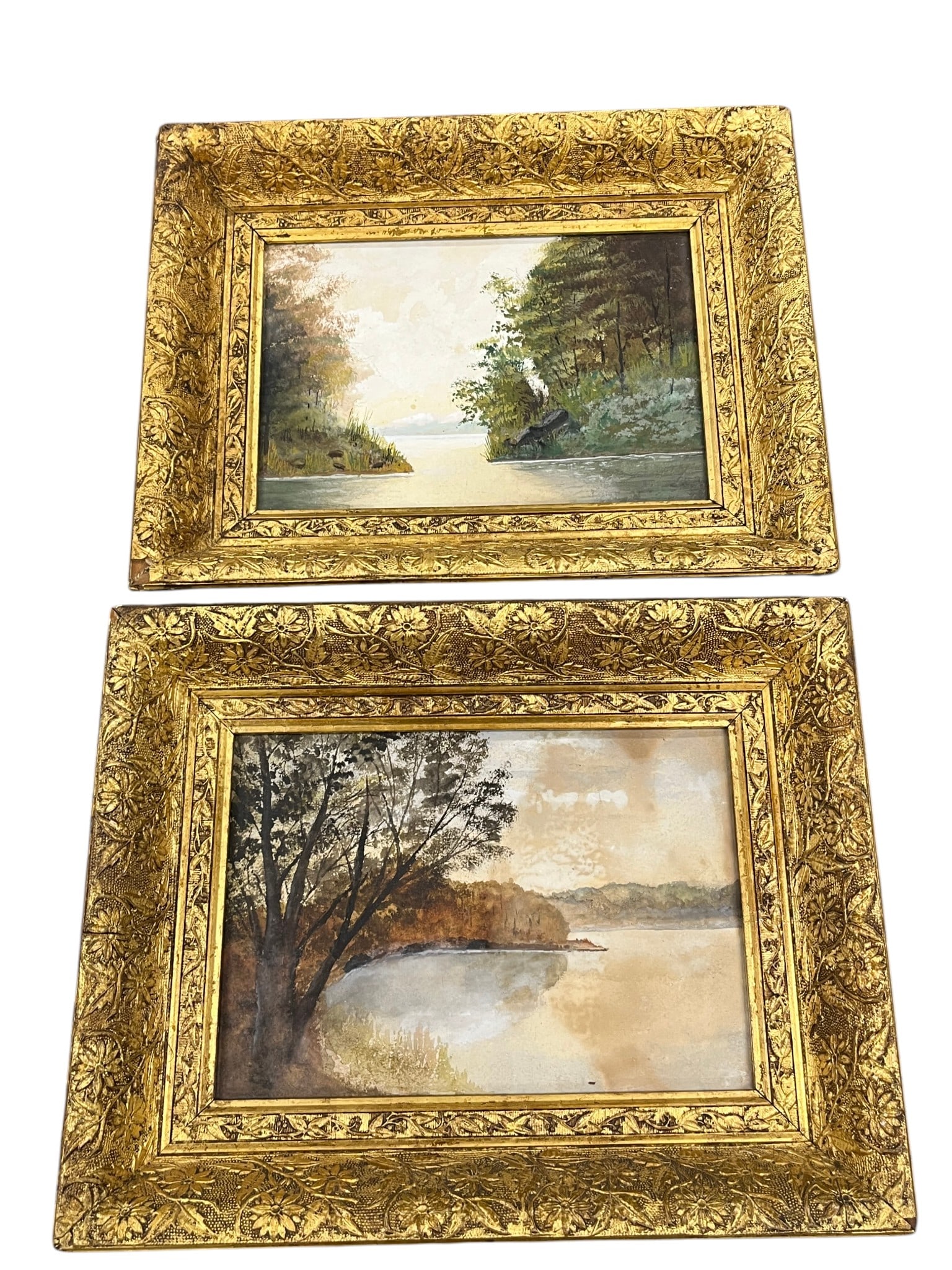 2 Hudson River School watercolors (1 of 4)