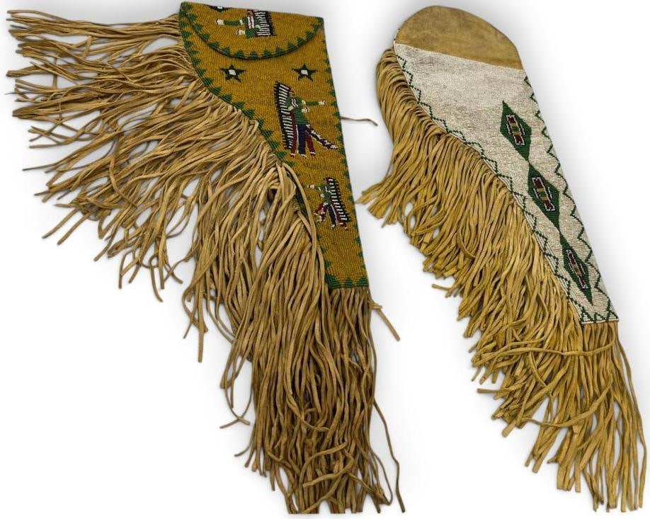 2 Fabulous Native American Beaded Holsters (1 of 7)