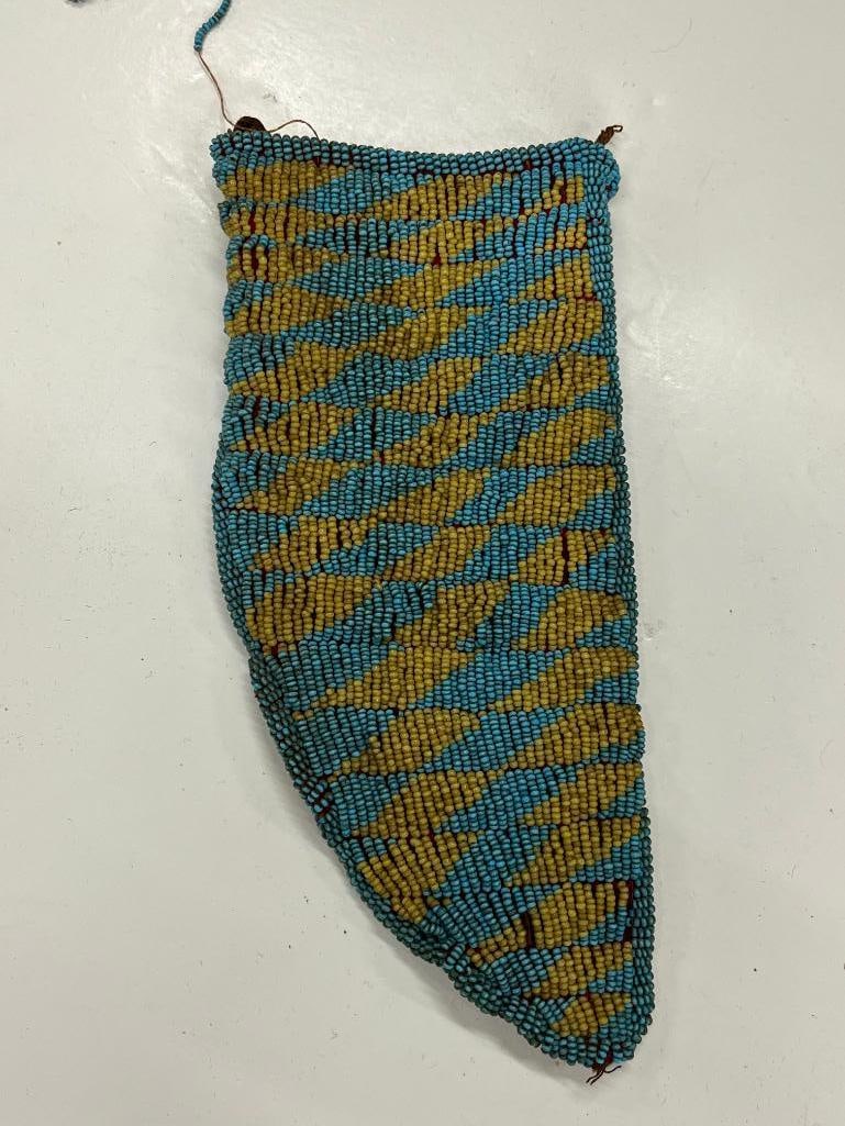 Native American beaded sheath - 2