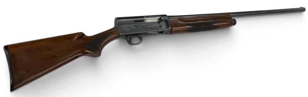 Remington Model 11 12ga Autoloading Shotgun: Remington Model 11 12ga Autoloading Shotgun. Overall length approx. 49 inches. Serial # 775543.