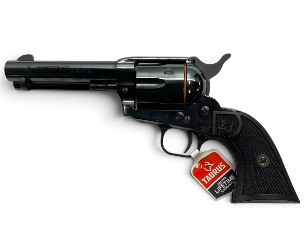 Taurus Deputy .38 Special .357 Magnum revolver: Taurus Deputy .38 Special .357 Magnum revolver. Approx. 4.75 inch barrel. Serial # 1M001446.