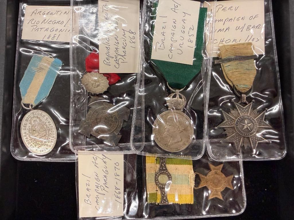 5 South American Military Medals (1 of 7)