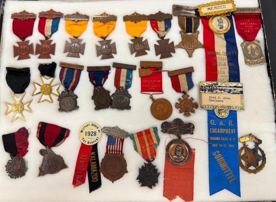 Collection of G.A.R. Badges and Ribbons (1 of 6)