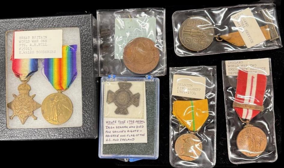 Great Britain, Ireland and Belgium Military Medals (1 of 12)