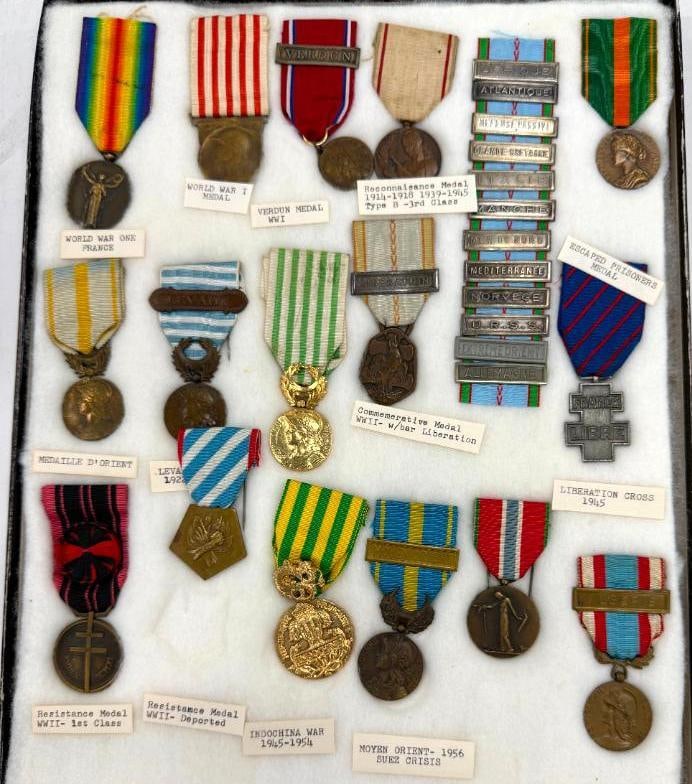 France WW1, WW2 Military Medals (1 of 7)