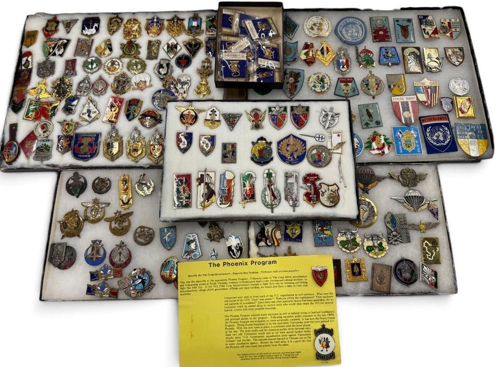 Collection of Foreign Military Pins, Wings etc,. (1 of 4)