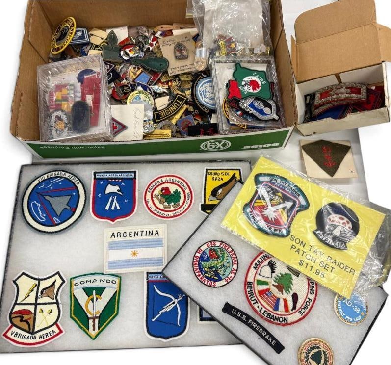 Group of Military Pins, Patches and more (1 of 7)