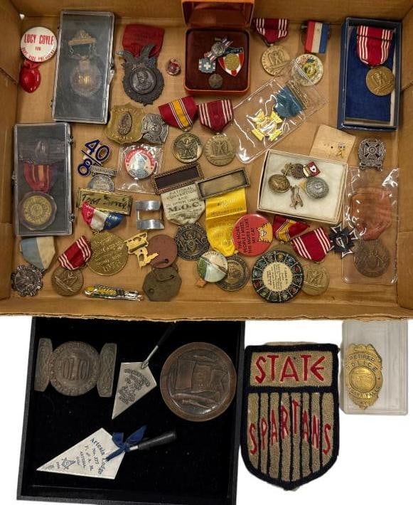 U.S. Military Medals, Curtis Wright Award and more: U.S. Military Medals, Curtis Wright Production Award, Buttons and more.