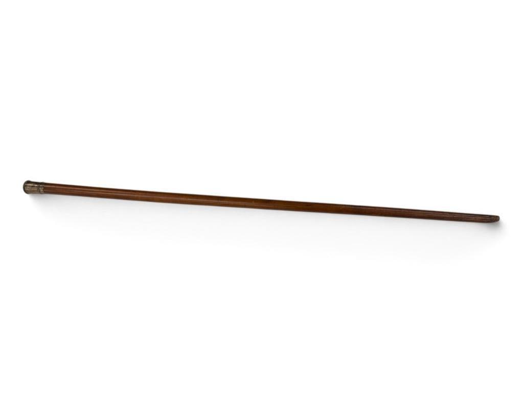 Civil War Veterans Walking Stick: Civil War Veterans Walking Stick belonging to Gen. A.B. Wells of Geneva, NY. Col. 1st Cavalry USA engraved on end. Approx. 35 inches.