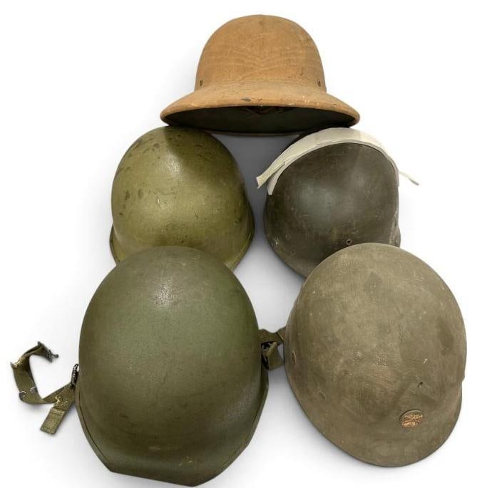 5 U.S. Military Helmets (1 of 12)