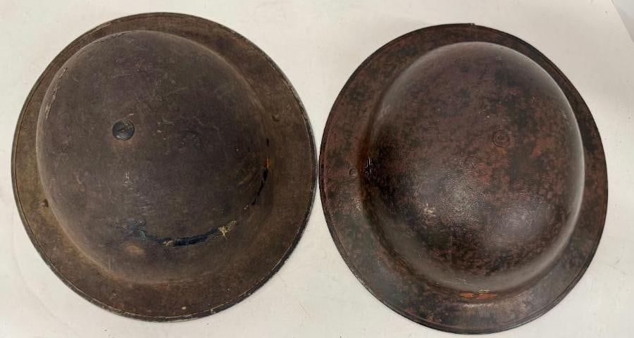 2 Doughboy Helmets - 2