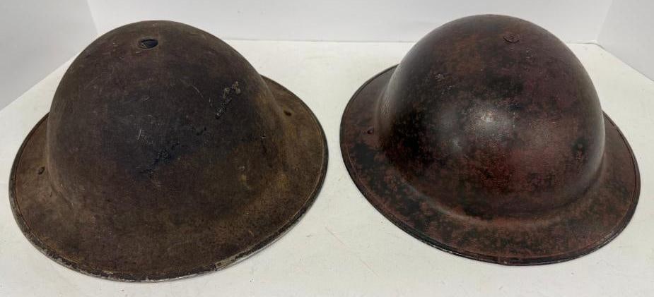 2 Doughboy Helmets - 5