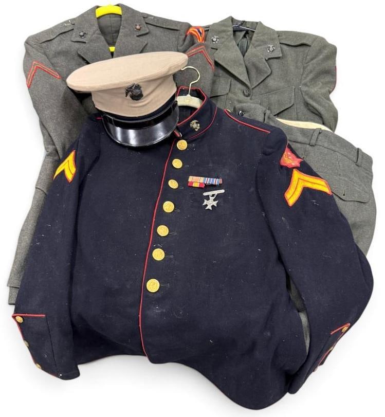 U.S. Marine Corps Uniforms and Cap (1 of 8)