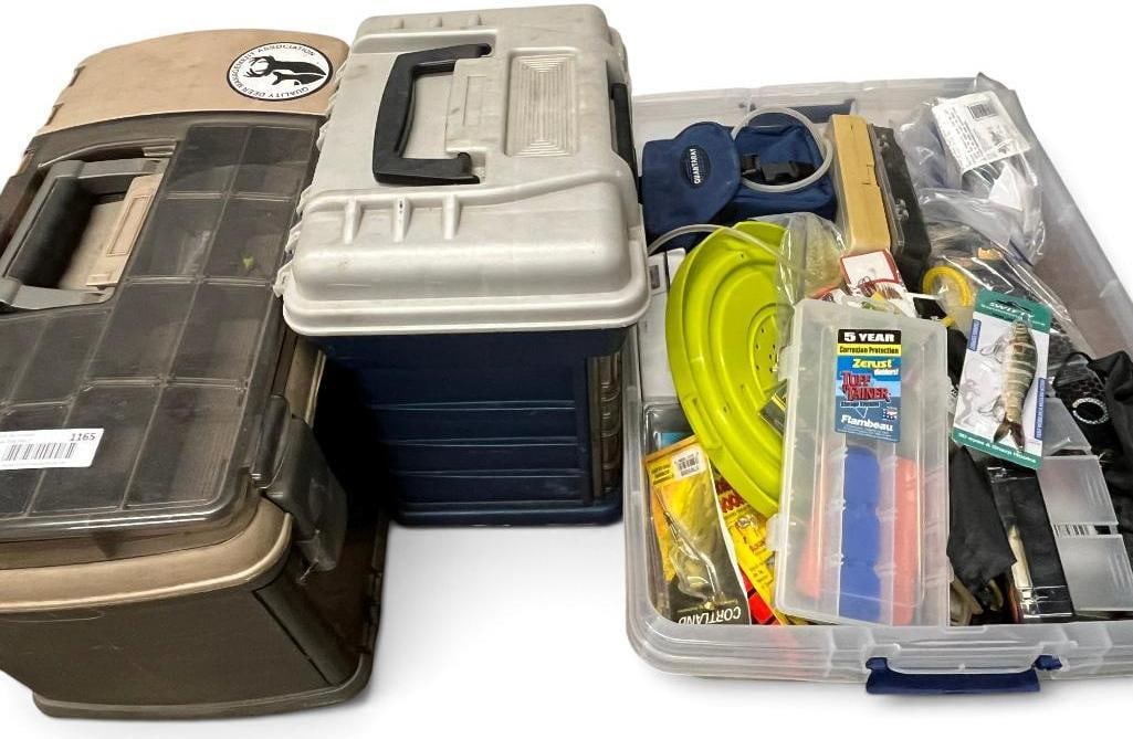 Tackle boxes, fishing lures and more: Tackle boxes, fishing lures and more.