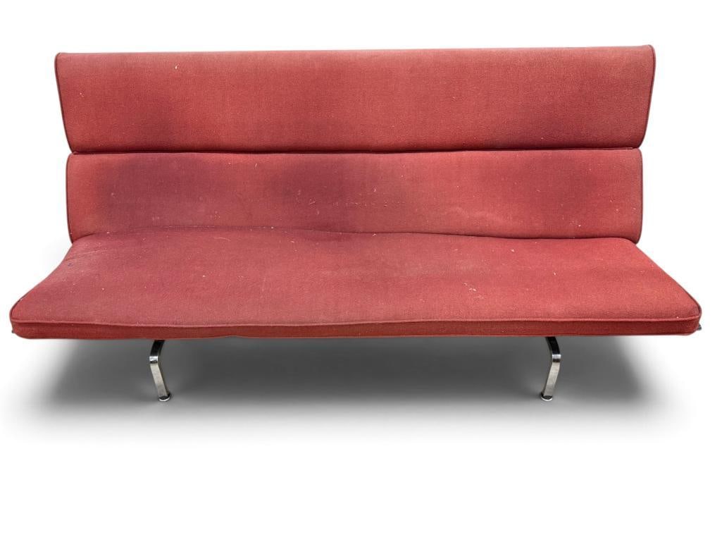 Eames Compact Sofa: Eames Compact Sofa. Approx. 70 x 33 x 30 inches.