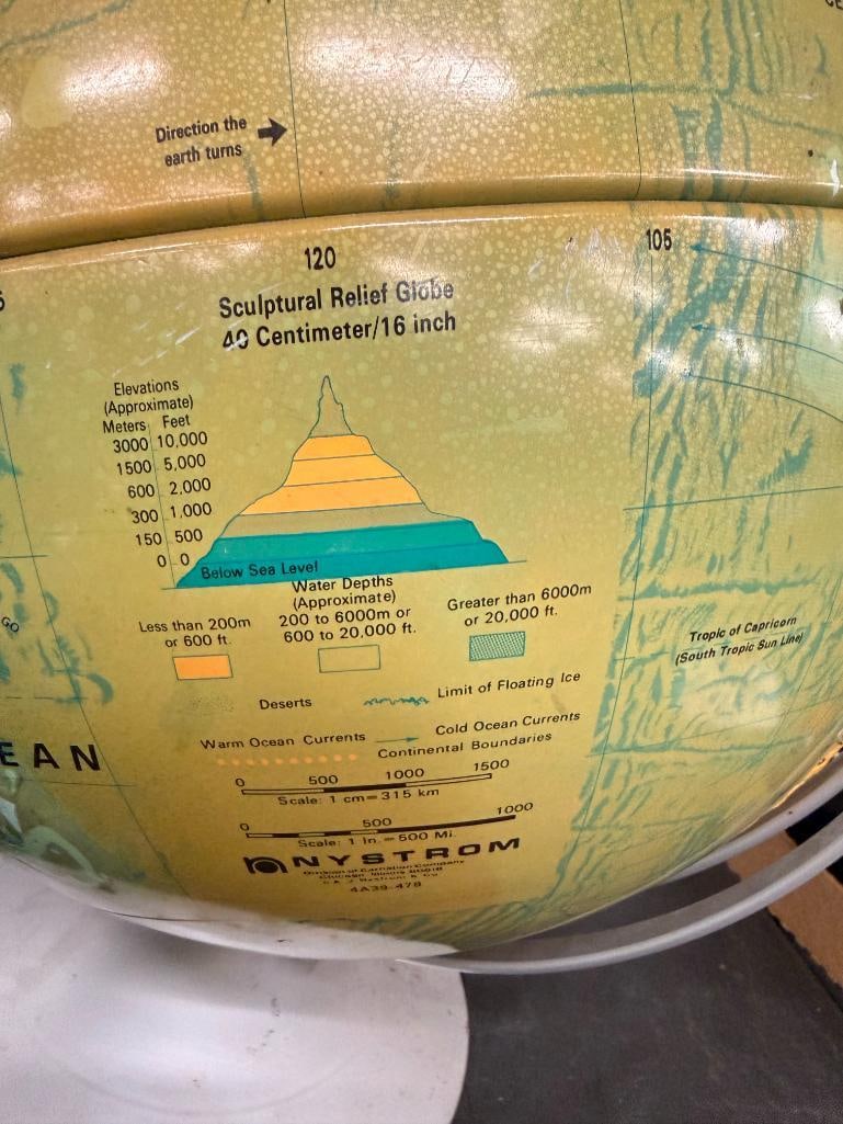 3 Desk Globes - 2
