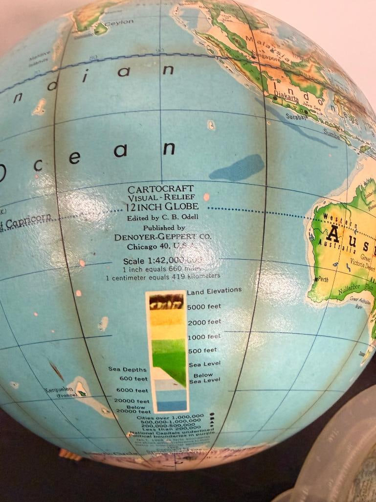 3 Desk Globes - 4