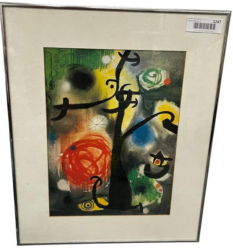 Joan Miro Woman and Birds in the Night print (1 of 3)