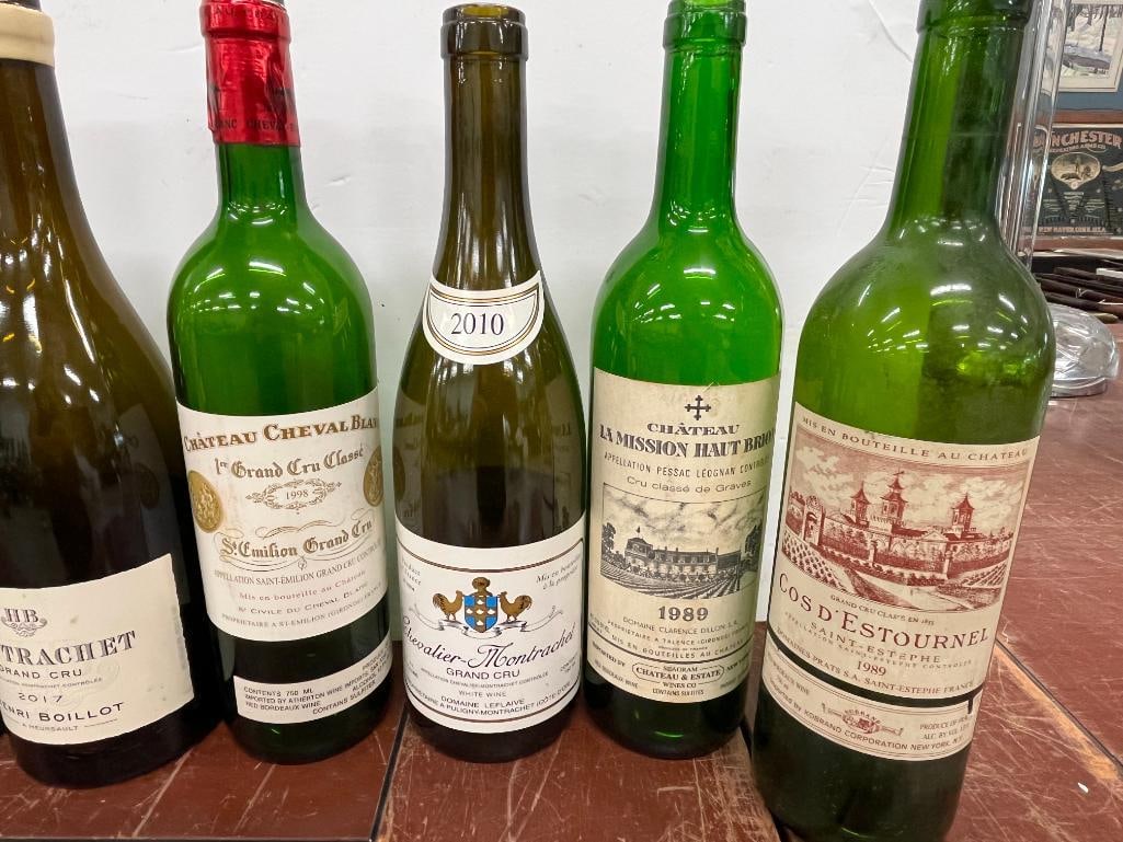 9 Empty Wine Bottles - 2