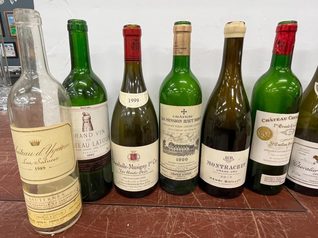 9 Empty Wine Bottles - 3