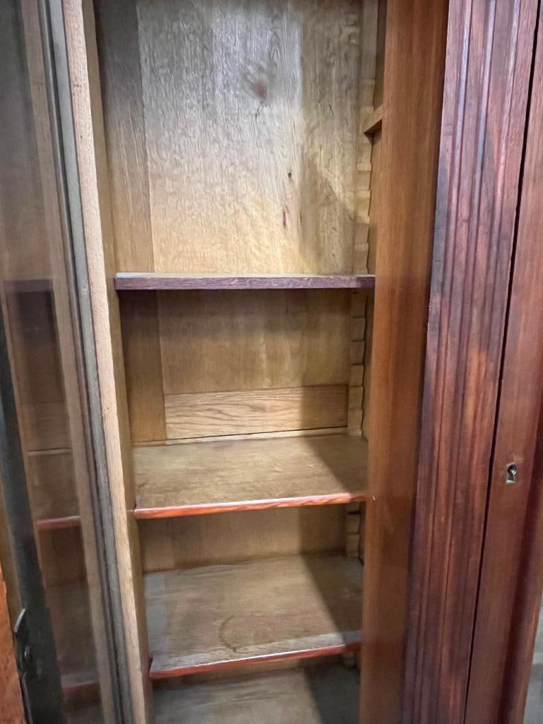 Victorian Walnut Bookcase - 8